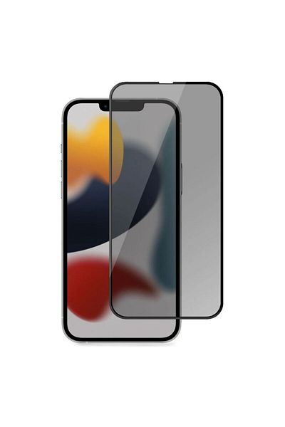 REDz Accessories Folie de confidențialitate, sticlă securizată 9H, iPhone 16e, protecție a confidențialității, neagră