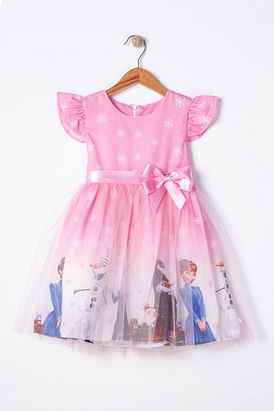 FURYATEX Elsa Frozen Girl's Birthday and Party Dress
