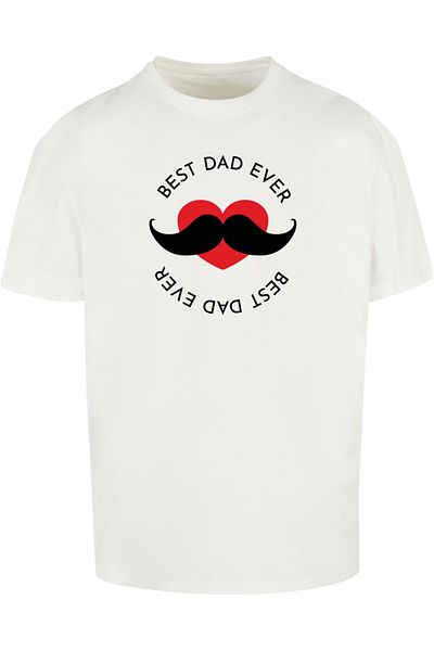 Merchcode Herren Fathers Day - Best Dad Heavy Oversize Tee