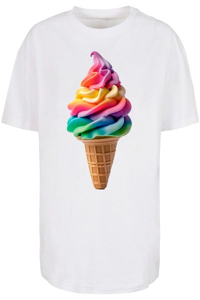 Merchcode Übergroßes Pride Scoops-T-Shirt für Damen