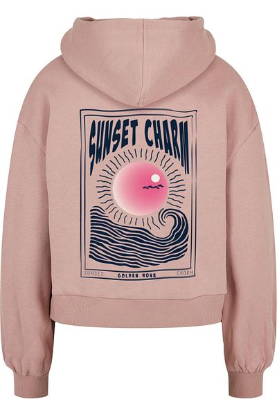 Merchcode Ladies Sunset Charm Oversized Hoody