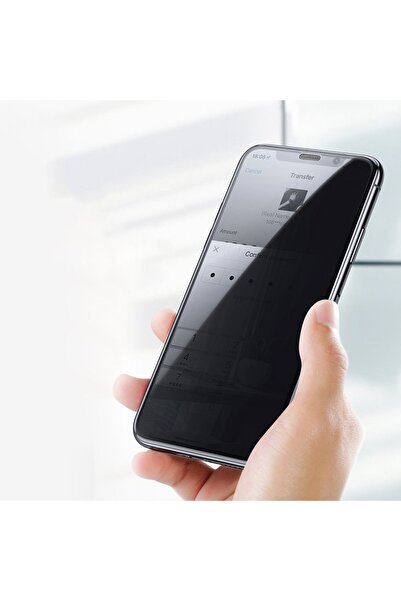 REDz Accessories Sticlă de confidențialitate, compatibilă cu iPhone 13 / 13 Pro / compatibilă cu iPhone 14, neagră