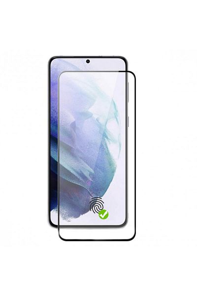 REDz Accessories Folie de sticlă securizată compatibilă cu Samsung S23, compatibilă cu amprentele digitale, antișoc, ecran complet
