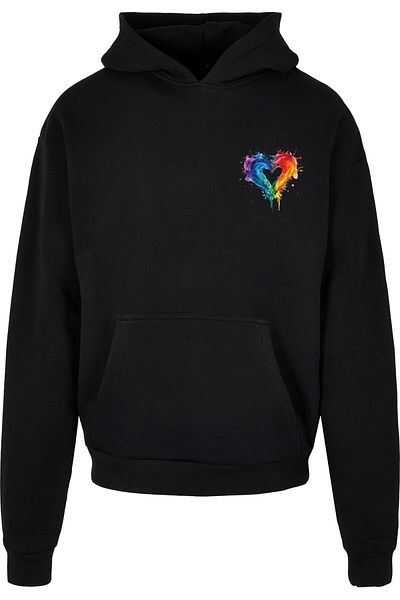 Merchcode Pride Splash Kapuzenpulli in Übergröße