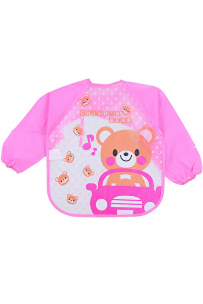 HANNA Waterproof bib with long sleeves - Bears