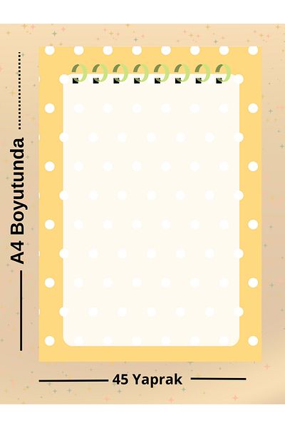Ez&Tu Stıcker A4-A5 Blockbot Notepad School Set with Daily Planner