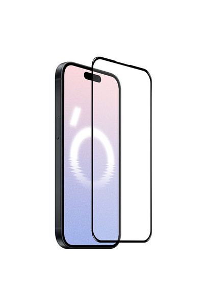 REDz Accessories Folie de sticlă pentru iPhone 16 Pro, ecran complet, margini negre