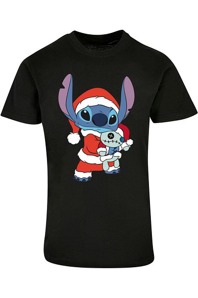 ABSOLUTE CULT Herren Lilo And Stitch - Christmas Basic T-shirt
