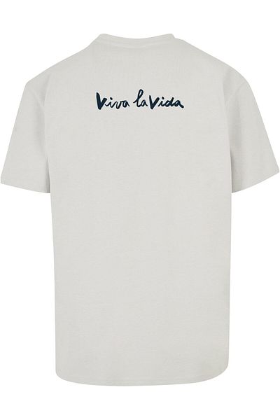 Merchcode Herren Frida Kahlo - Viva La Vida 2 Heavy Oversize Tee