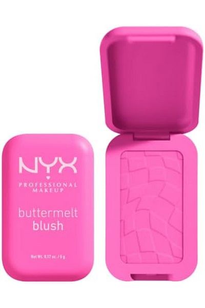 NYX Professional Makeup Buttermelt Blush, Powder Blush, up to 12 H Wear, Fade & Transfer Resistant,