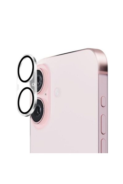 REDz Accessories Folie de sticlă pentru cameră iPhone 16 Plus, protecție completă, antireflexie