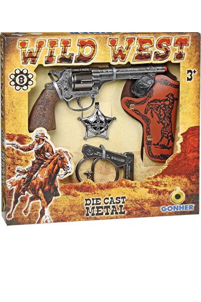 H.H.M ŞENVER TİCARET Metal Kovboy Tabanca 2’li Kovboy Tabanca