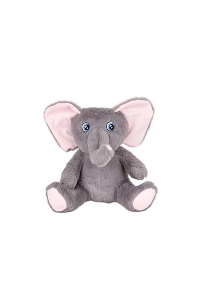 KdrElektronik Soothing Touch and Safe Sleep Environment Activity with Plush Gray Elephant