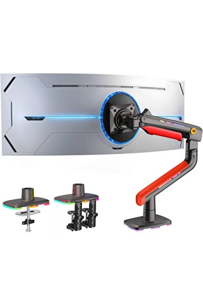 Ergoflex North Bayou L50-Gaming , 2-20 Kg , 32"-60" Uyumlu, RGB Aydınlatmalı, Oyuncu Monitör Standı