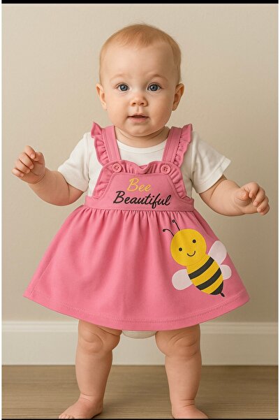 BİANCOFİGLİO Bee Baby Dress