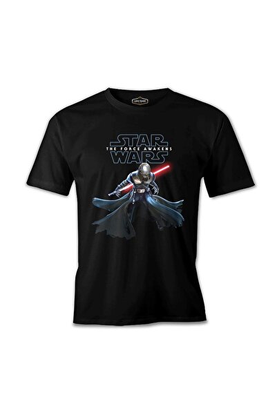 Lord T-Shirt حرب النجوم - القوة يوقظ 5 تي شيرت رجالي أسود