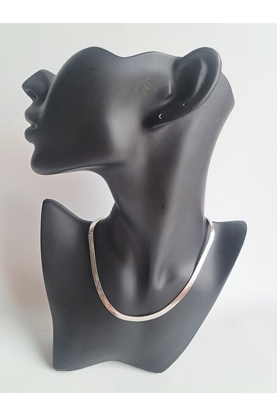 BHR AKSESUAR Silver High Quality Thick Italian Chain Necklace