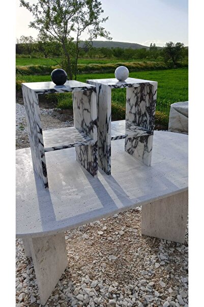 MODA Mermer aksesuar kitaplık