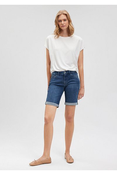 Mavi Alexis Gold Dunkle Jeans Klassische Shorts -1441528584