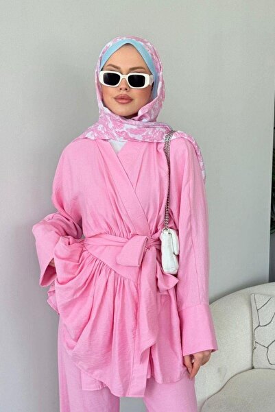 Şulemoda Giyim Σετ Akgün Ροζ