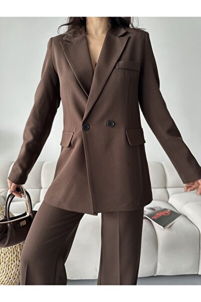 MYGİYİMİSTANBUL блейзер, брюки палаццо, комплект