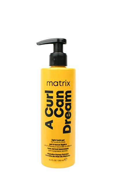 Matrix Hair Gel Matrix A Curl Can Dream, Manuka Honey Extract for Curly and Wavy Hair, 250 ml