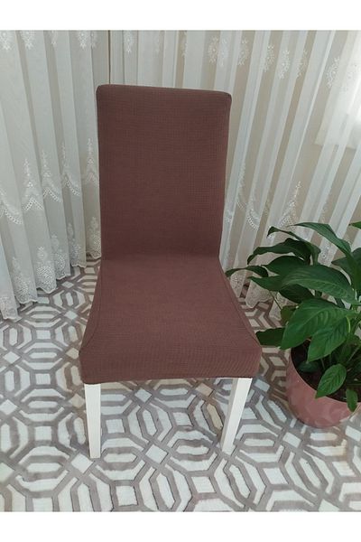 Bright Home Εύκαμπτο ελαστικό κάλυμμα καρέκλας Lycra - Pitikare Patterned 1 Τεμάχιο