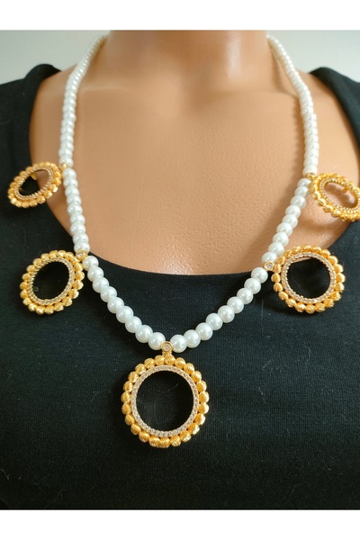 elisitakistory Altın Takmak Için Kolye 5çeyrek Altın Çerçeceli Altın Kaplama ...