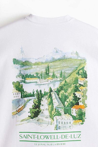 H&M Oversized Fit Printed T-shirt