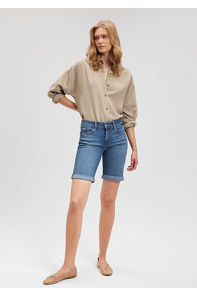 Mavi Alexis Gold Classic Hazy Light Jeansshorts 1441531330
