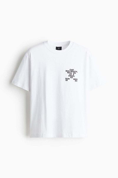 H&M Loose Fit Printed T-shirt