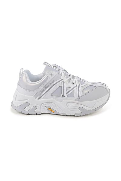 Calvin Klein Logo Echtleder Sneaker Schuhe YW0YW01062YBR SCHUHE YW0YW01062 YBR