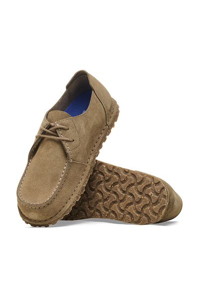 Birkenstock Birkenstock Utti - Lace Wildleder Grau Taupe Normale Sneakers