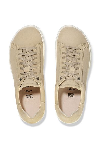 Birkenstock Birkenstock Bend Low Suede Leather - Sandcastle Narrow Sneakers