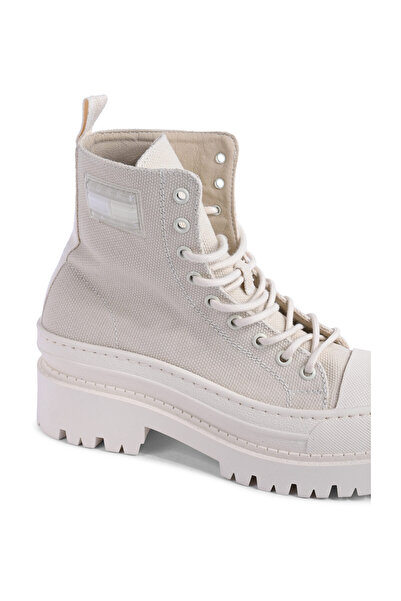 Tommy Hilfiger Tommy Jeans Kadın Kanvas Bot