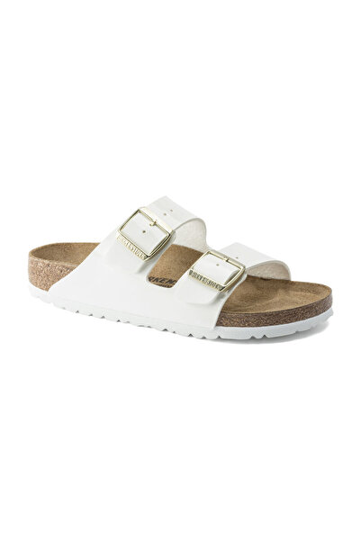 Birkenstock Λευκές γυναικείες παντόφλες Arizona1005293
