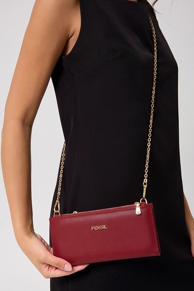 Fossil Piros női kuplung kézitáska 06FS25Y12