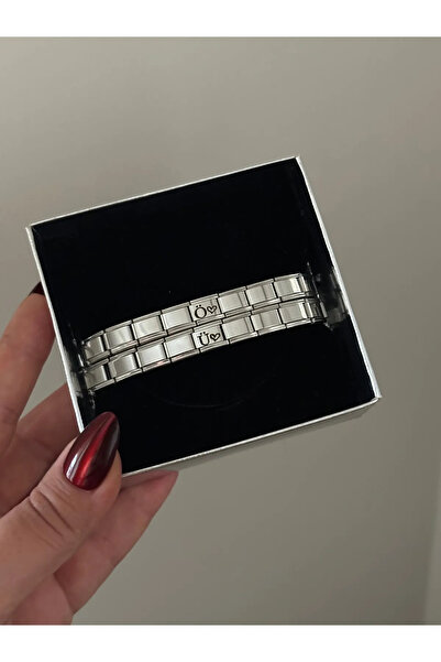 SERENİTY AKSESUAR حرف Ceюik سحر الإيطالي اثنين من الأساور