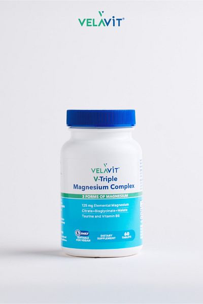 Velavit V-Triple Magnesium Complex 60 Tablets