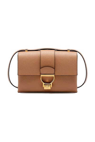 Coccinelle Crossbody Bag, for Women, Solid Color, Printed Logo, Hook Closure