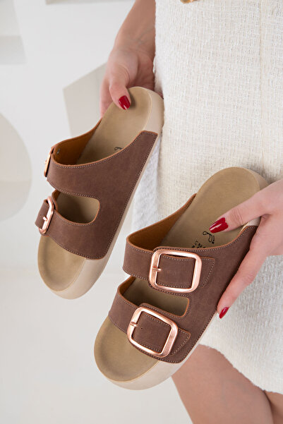 SOHO Tan Women's Slippers 20607