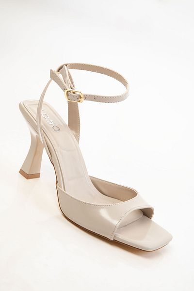 SOHO Beige Lackleder Damen Klassische Absätze 20612