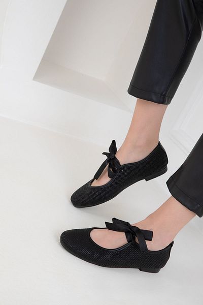 SOHO Schwarzes Damen-Ballerina-Ballett 20604