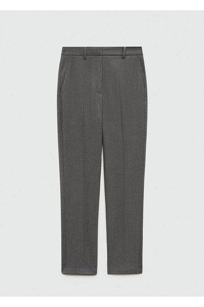 MANGO Woman Tight Pants with Medium Waist.