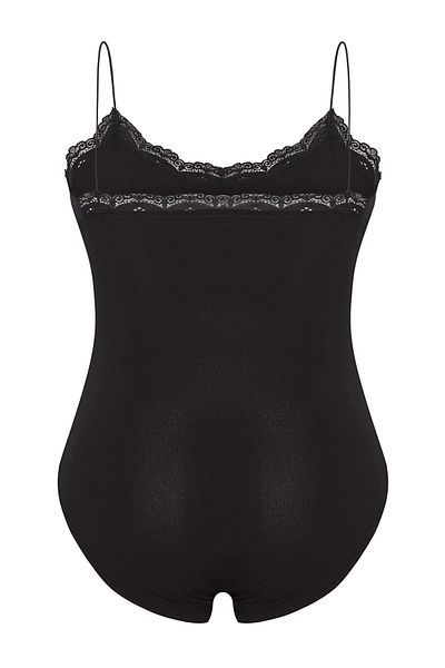 Trendyol Curve Schwarzer, detaillierter, taillierter/figurbetonter, dehnbarer Strickbody mit Druckknöpfen an der Unterseite