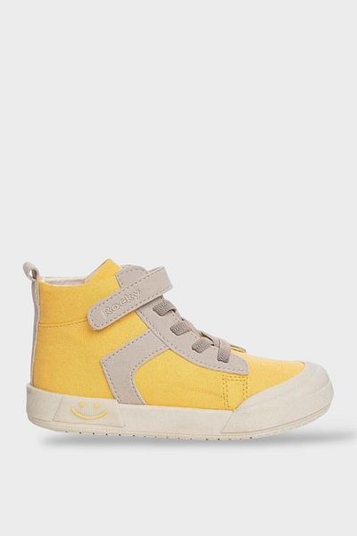 Liger Orthopedic Unisex Lighted Ankle Linen Children's Sports Shoes Yellow
