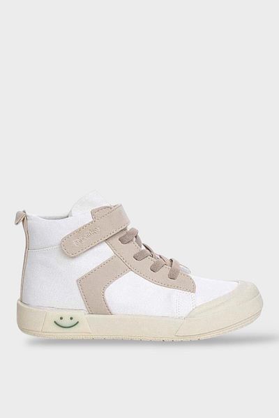 Liger Unisex Orthopedic Linen Children's Sneakers - Lighted Ankle, WHITE