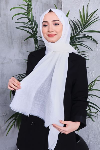 Golden Rose Solid Color Flamed Shawl