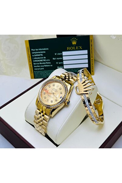 Rolex اطقم رولكس نسائي فصوص معا اسوار رولكس