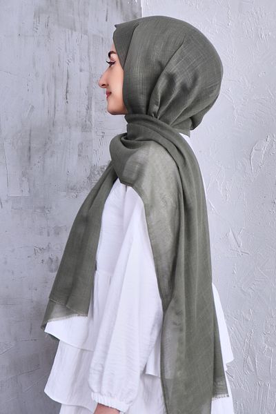 Golden Rose Solid Color Flamed Shawl